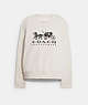 Horse And Carriage Crewneck Sweatshirt In Organic Cotton