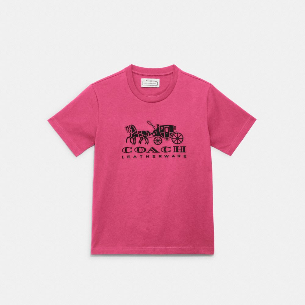 COACH® Horse And Carriage T Shirt In Organic Cotton