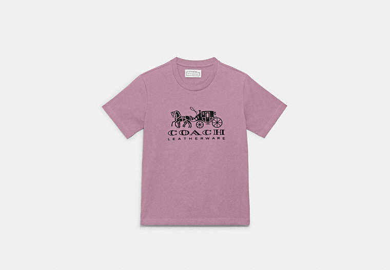 エバーグリーン ホース アンド キャリッジ Tシャツ オーガニック コットン, ﾊﾞｲｵﾚｯﾄ ｵｰｷｯﾄﾞ, Product