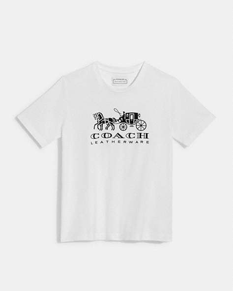 Horse And Carriage T Shirt In Organic Cotton