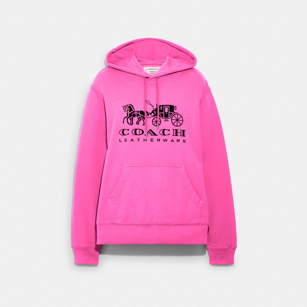 COACH® Horse And Carriage Hoodie In Organic Cotton