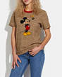 Disney X Coach Mickey Mouse And Friends Signature T Shirt In Organic Cotton
