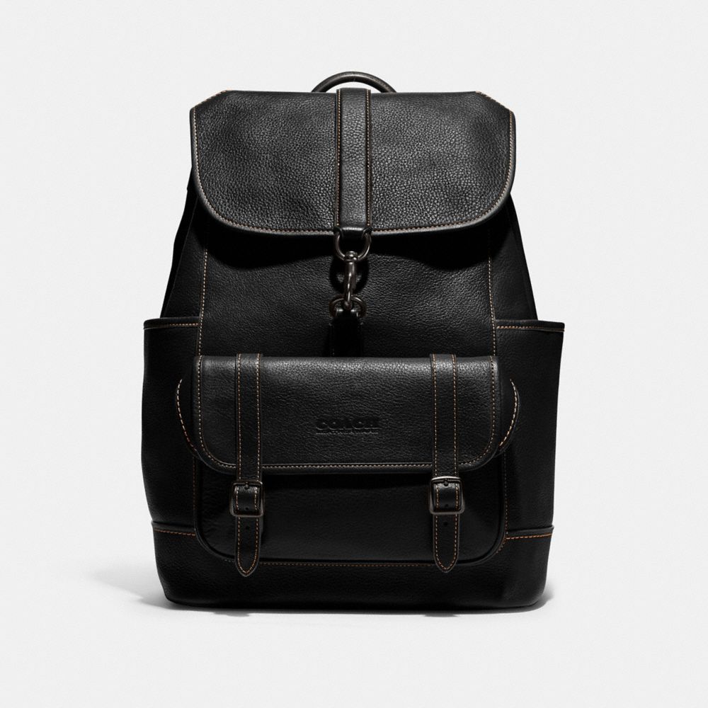 COACH Vintage Black Carrier Bag Briefcase Messenger Bag - Men