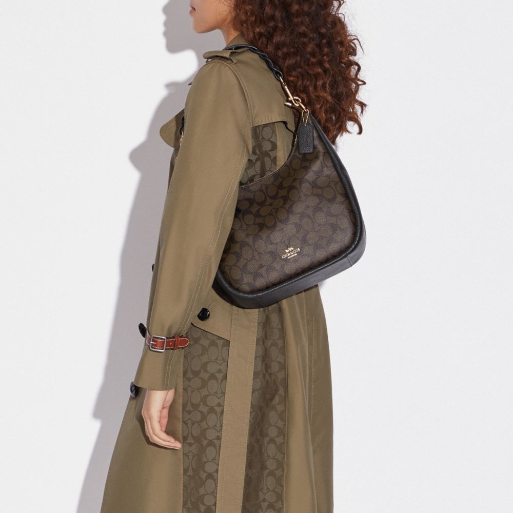 COACH OUTLET® Jules Hobo In Signature Canvas