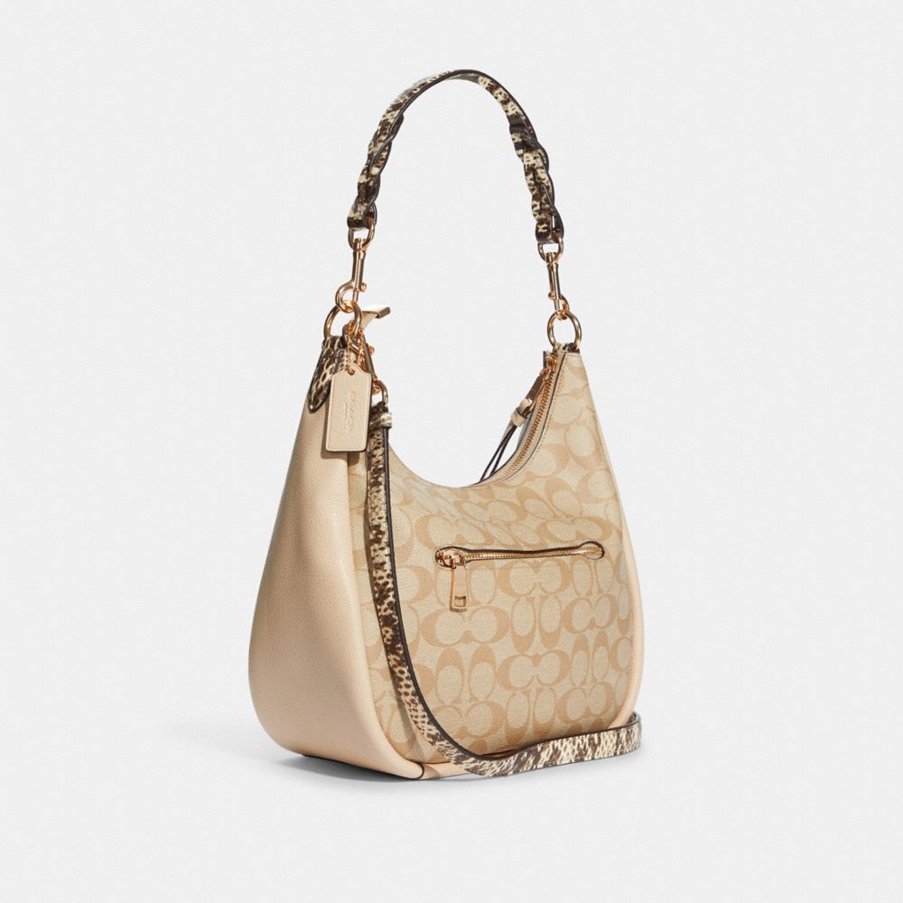 COACH OUTLET® Jules Hobo In Signature Canvas