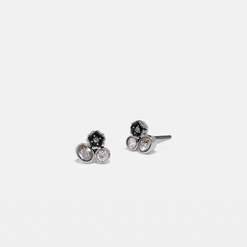 COACH® Mini Tea Rose Cluster Stud Earrings