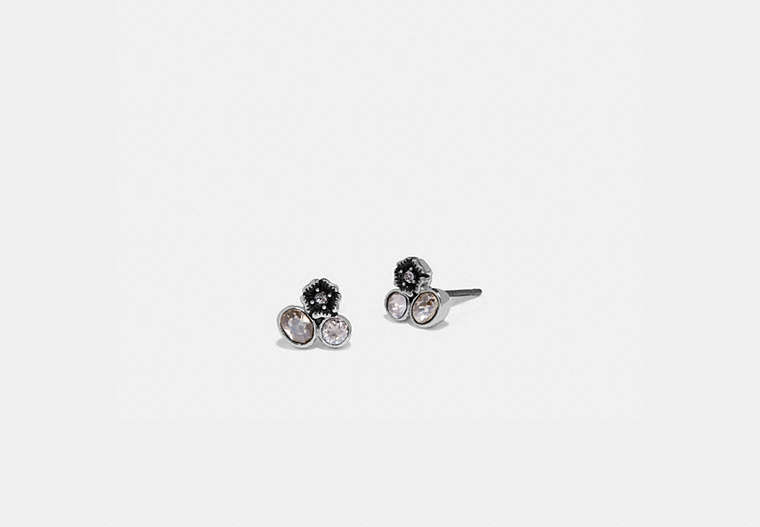 Mini Tea Rose Cluster Stud Earrings
