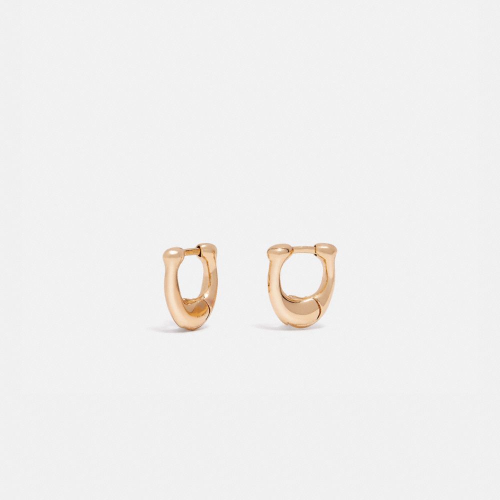 COACH® | Signature Huggie Earrings