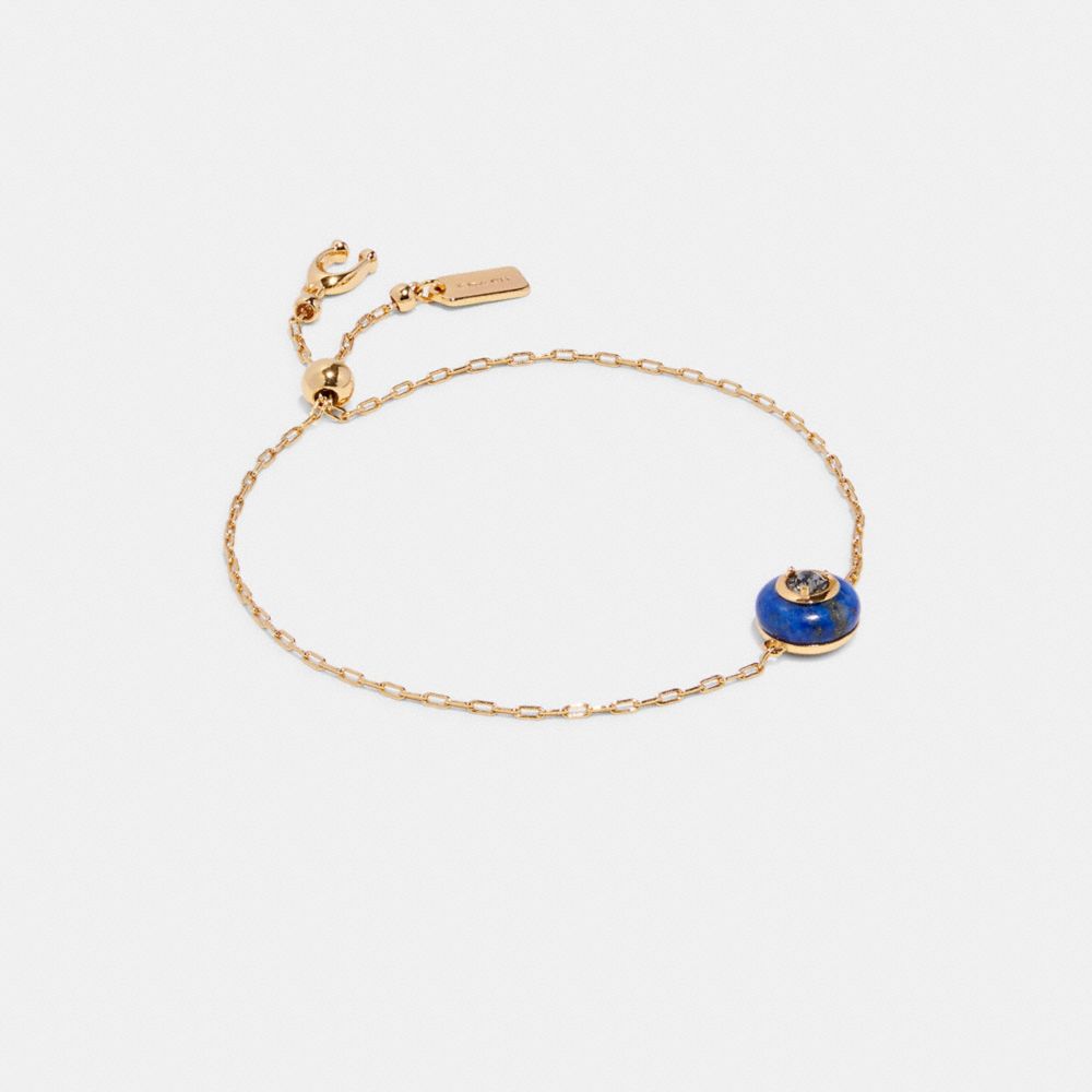 Semiprecious Crystal Slider Bracelet