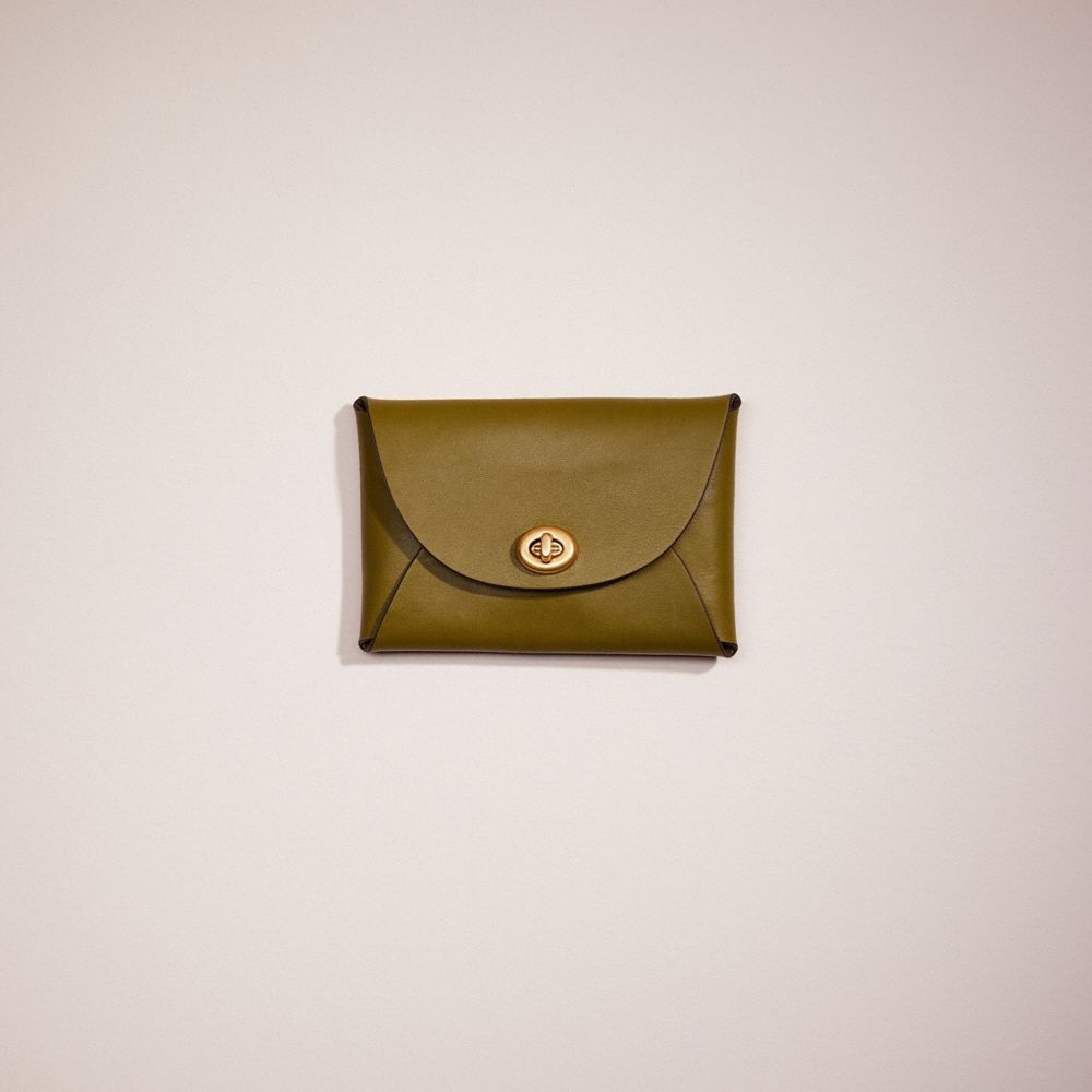 Coach Remade Medium Pouch In Green