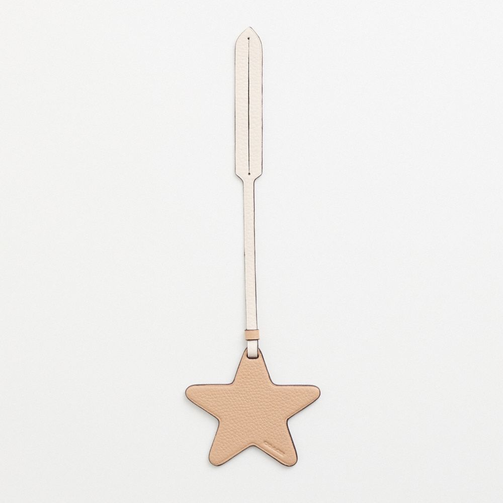 Coach Remade Star Bag Charm In Nude