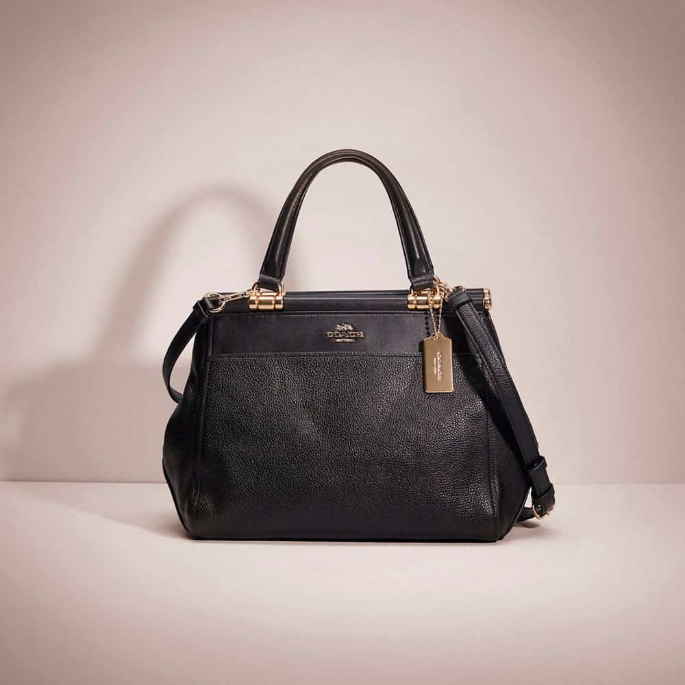 Coach Restored Grace Bag In Light Gold/black ModeSens