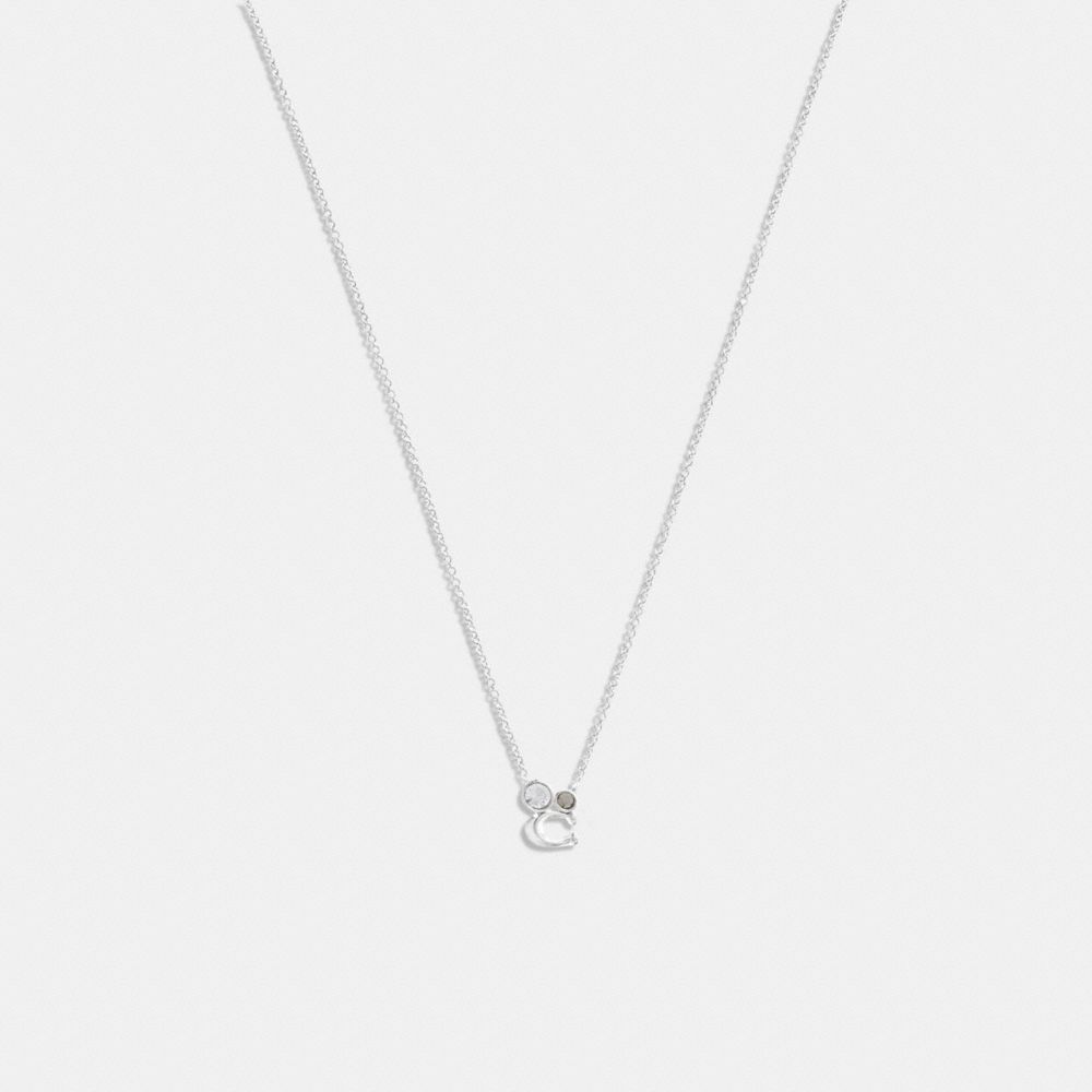 COACH OUTLET® | Signature Crystal Cluster Necklace