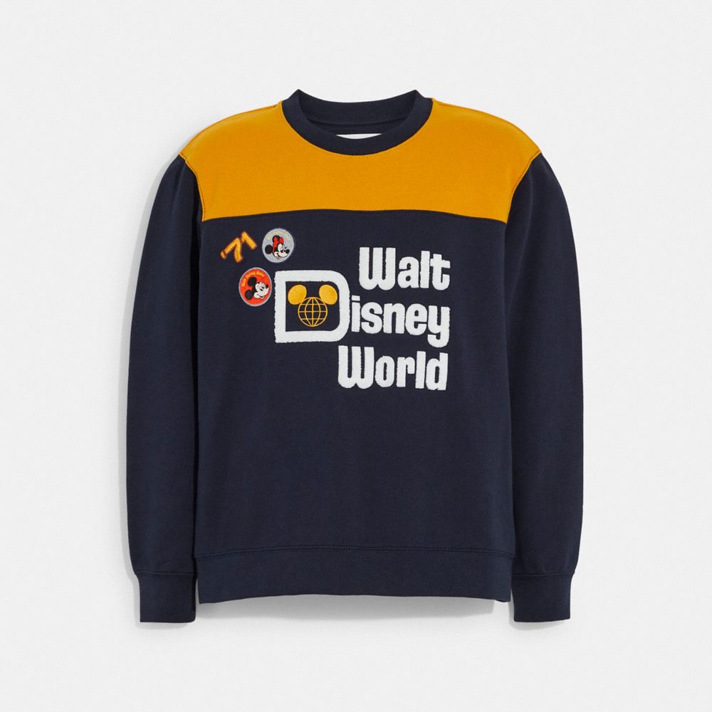 Disney X Coach Walt Disney World Sweatshirt In Organic Cotton