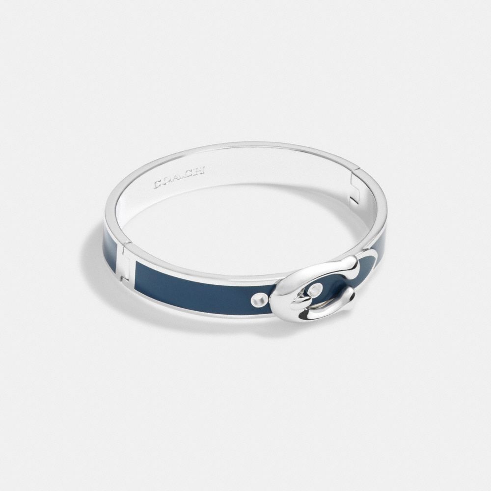 Coach Armreif Mit Signature-schnalle In Blue