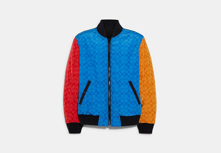 Colorblock Signature Reversible Ma 1 Jacket image number 0