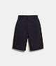 COACH®,CHINO SHORTS,cotton,Navy,Front View