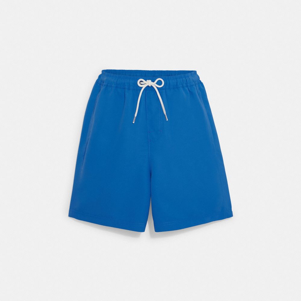 Coach Outlet Magic Print Signature Swim Trunks In Blue ModeSens