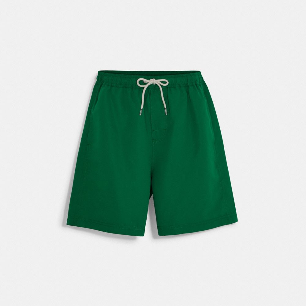 COACH®,Magic Print Signature Swim Trunks,,Front View