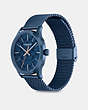 COACH®,BAXTER WATCH, 39MM,Navy,Angle View