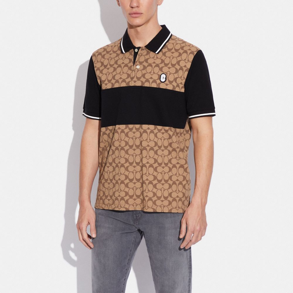 Introducir 57+ imagen coach mens polo