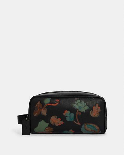 Large Travel Kit With Dreamy Leaves Print