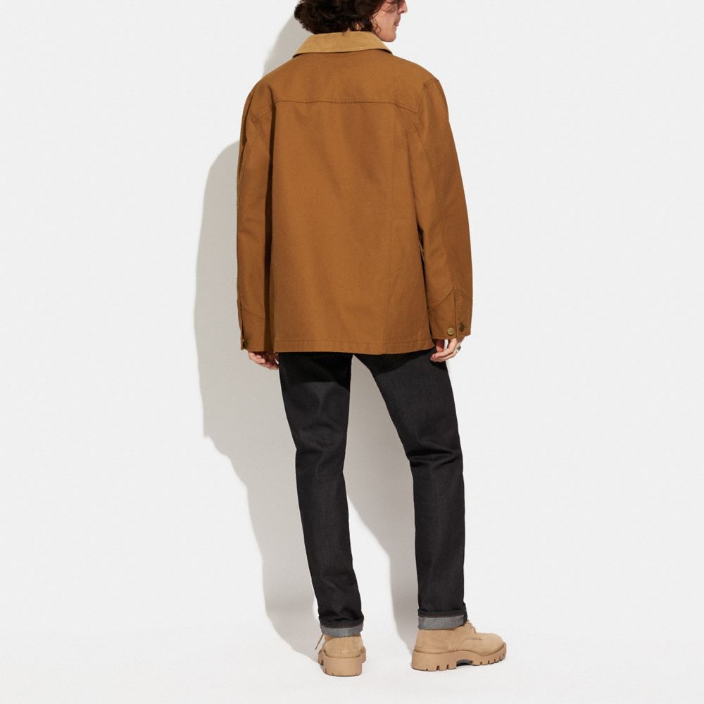 ライトニングボルト 定価14万 美品22SS COACH キャンバス J ジャケット