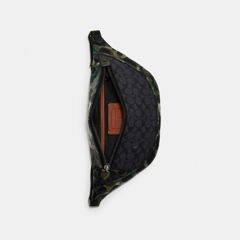 coach camo belt bag