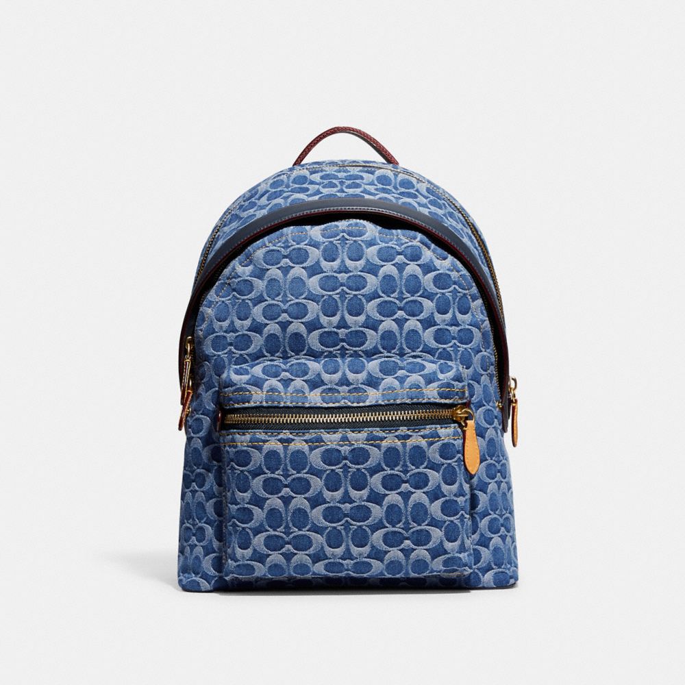 Introducir 59+ imagen denim coach backpack