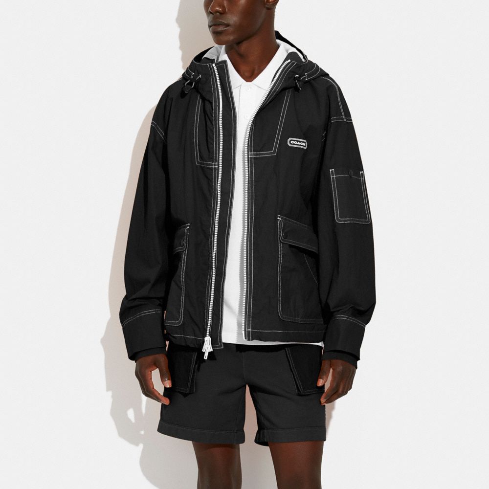 新品 COACH コーチライトウェイト ウインドブレーカー-