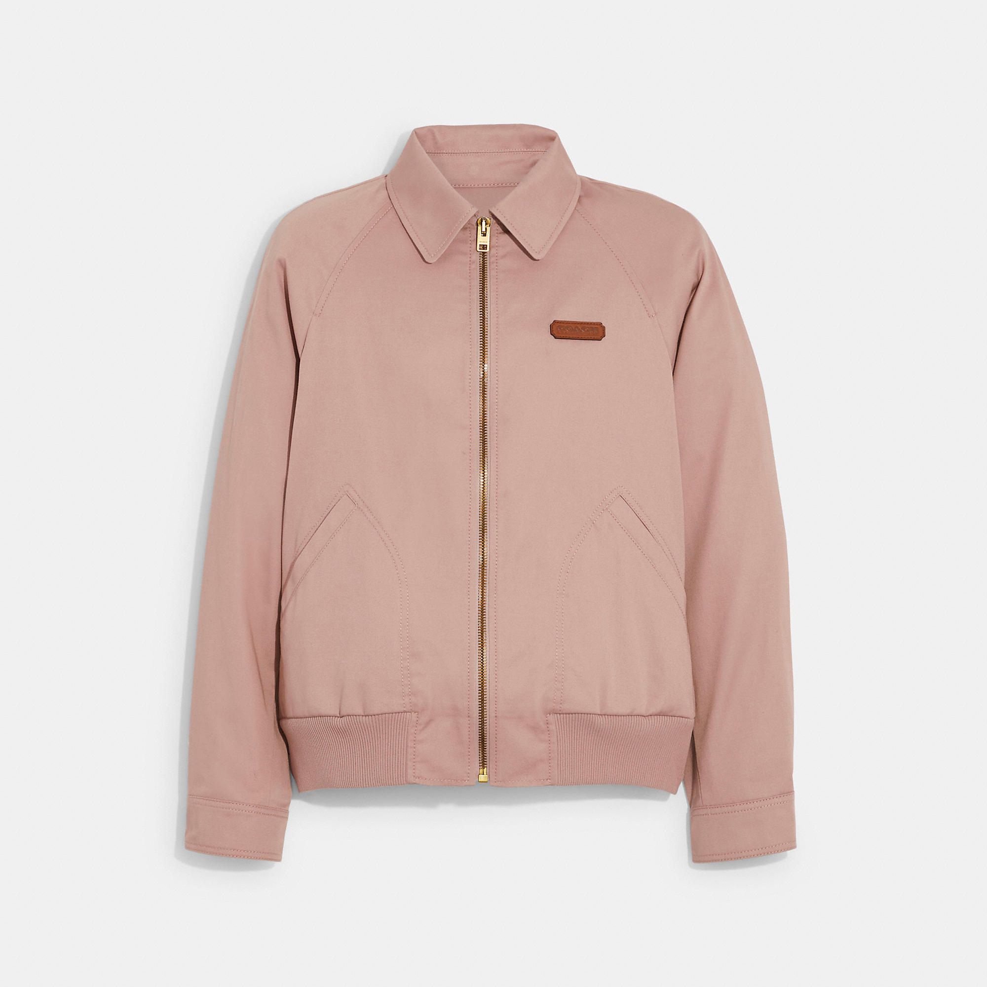 Coach Outlet Harrington Jacket In Pink