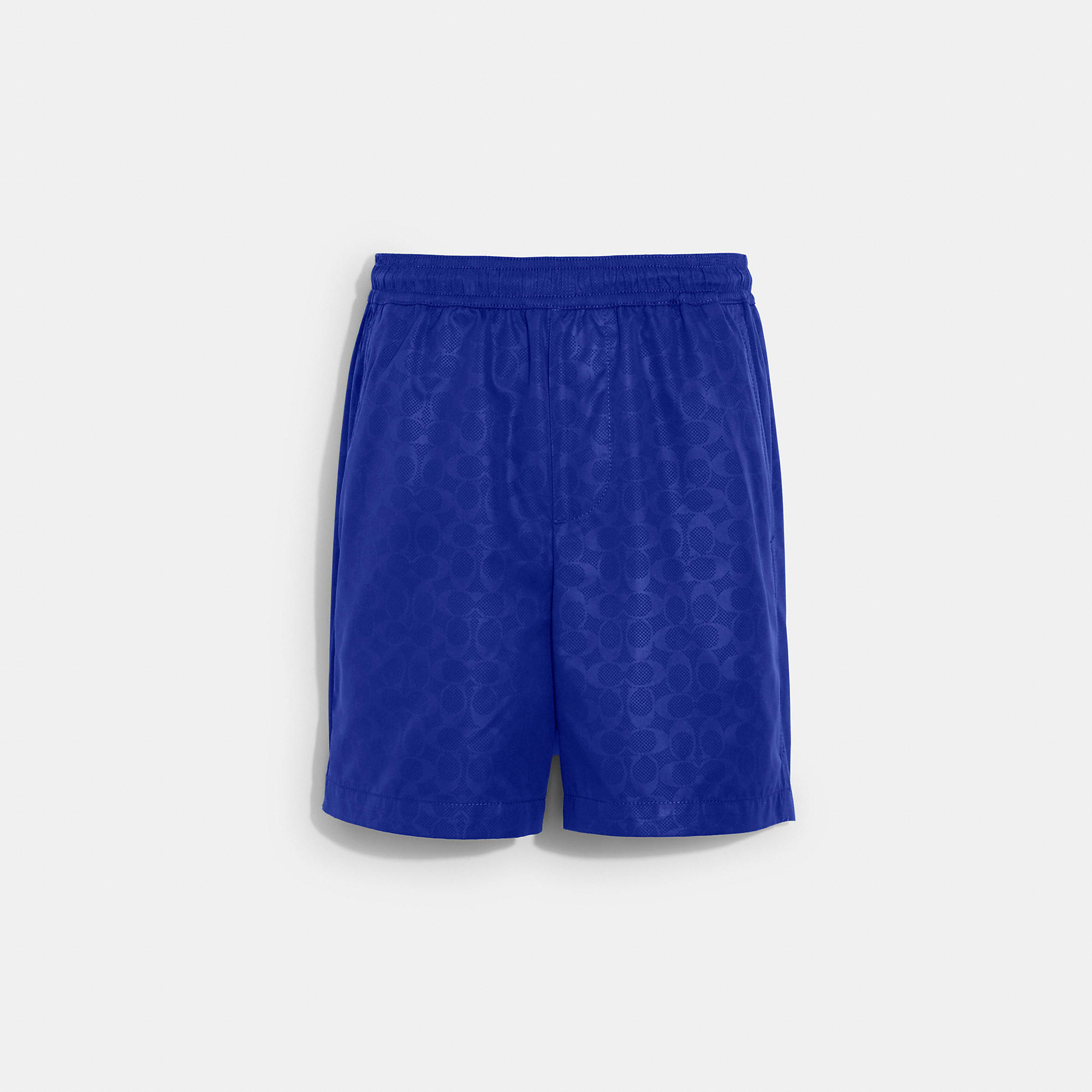 Coach Outlet Signature Swim Trunks In Blue