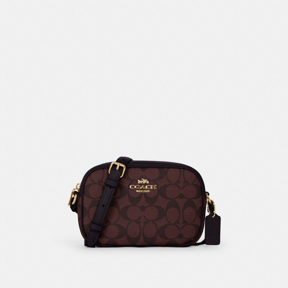 Coach Foldover Cut Out Clutch Crossbody in Signature Jacquard – Club de Mode