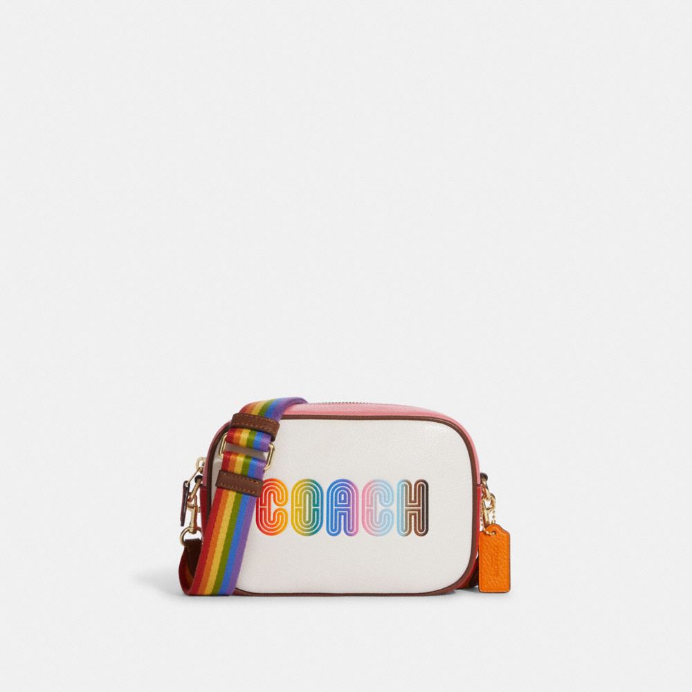 COACH OUTLET® Mini Jamie Camera Bag With Rainbow Coach