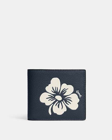 Porte-billets pour pièce d’identité avec imprimé floral Aloha