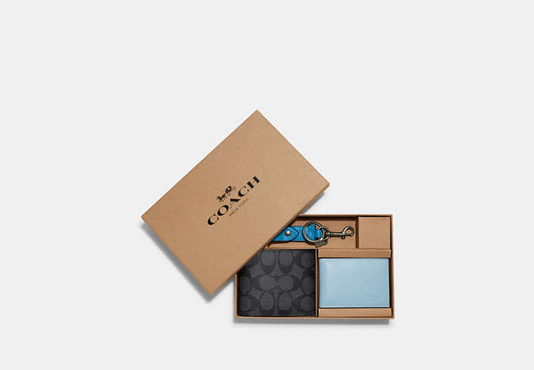 3-in-1 Coach Boxed Wallet Gift Set in Colorblock Signature Canvas on sale for $57
