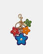 Wildflower Cluster Bag Charm In Colorblock Signature Canvas