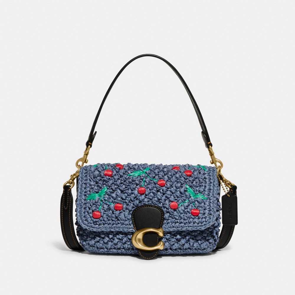 COACH® | Soft Tabby Shoulder Bag With Cherry Embroidery