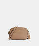 COACH®,MINI JAMIE CAMERA BAG,Pebbled Leather,Small,Anniversary,Gold/Taupe,Front View