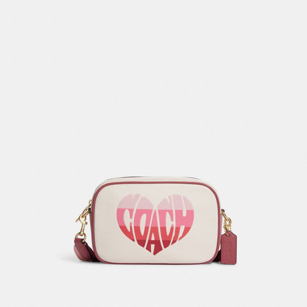 COACH OUTLET® Mini Jamie Camera Bag With Stripe Heart Motif