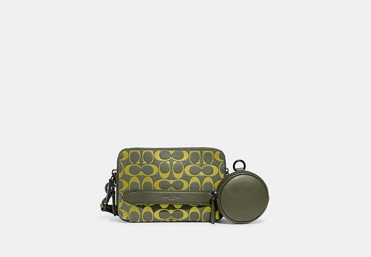 Charter Crossbody With Hybrid Pouch In Signature Leather
