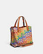Willow Tote 24 In Rainbow Signature Canvas