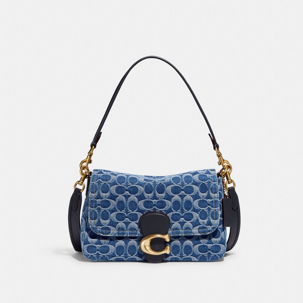 Introducir 117+ imagen coach tabby denim