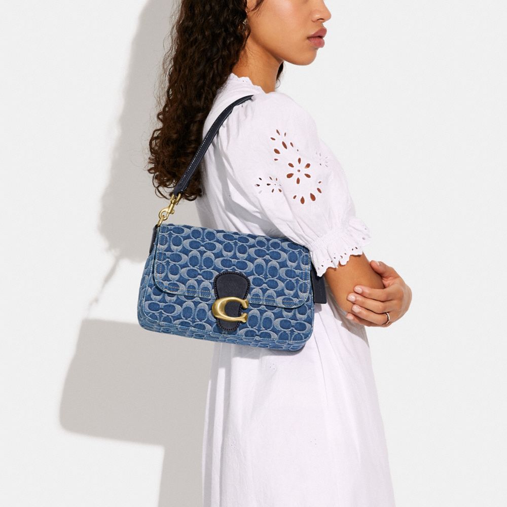 Soft Tabby Shoulder Bag In Signature Denim | COACH®