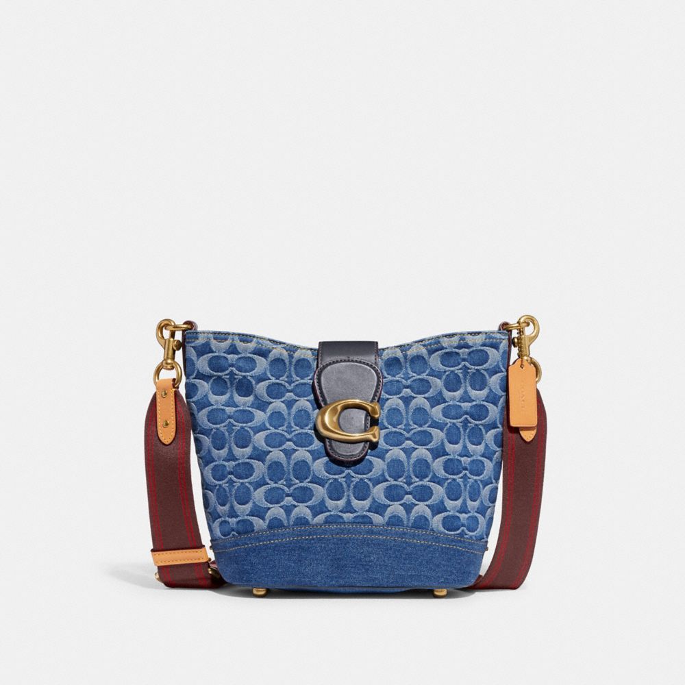 COACH® Tali Bucket Bag In Signature Denim