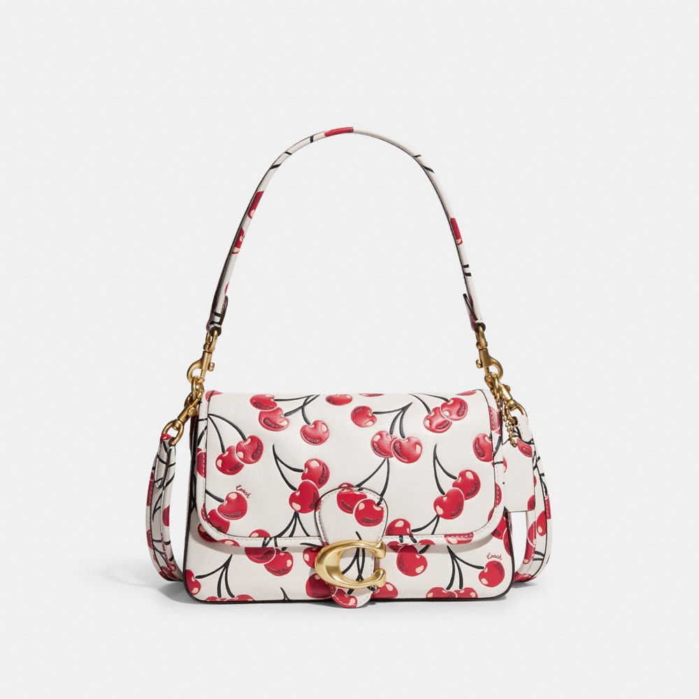 COACH® | Soft Tabby Shoulder Bag With Cherry Print