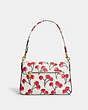 COACH®,SOFT TABBY SHOULDER BAG WITH CHERRY PRINT,Smooth Leather,Small,Brass/Chalk,Back View