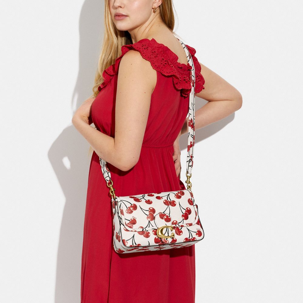 COACH® | Soft Tabby Shoulder Bag With Cherry Print