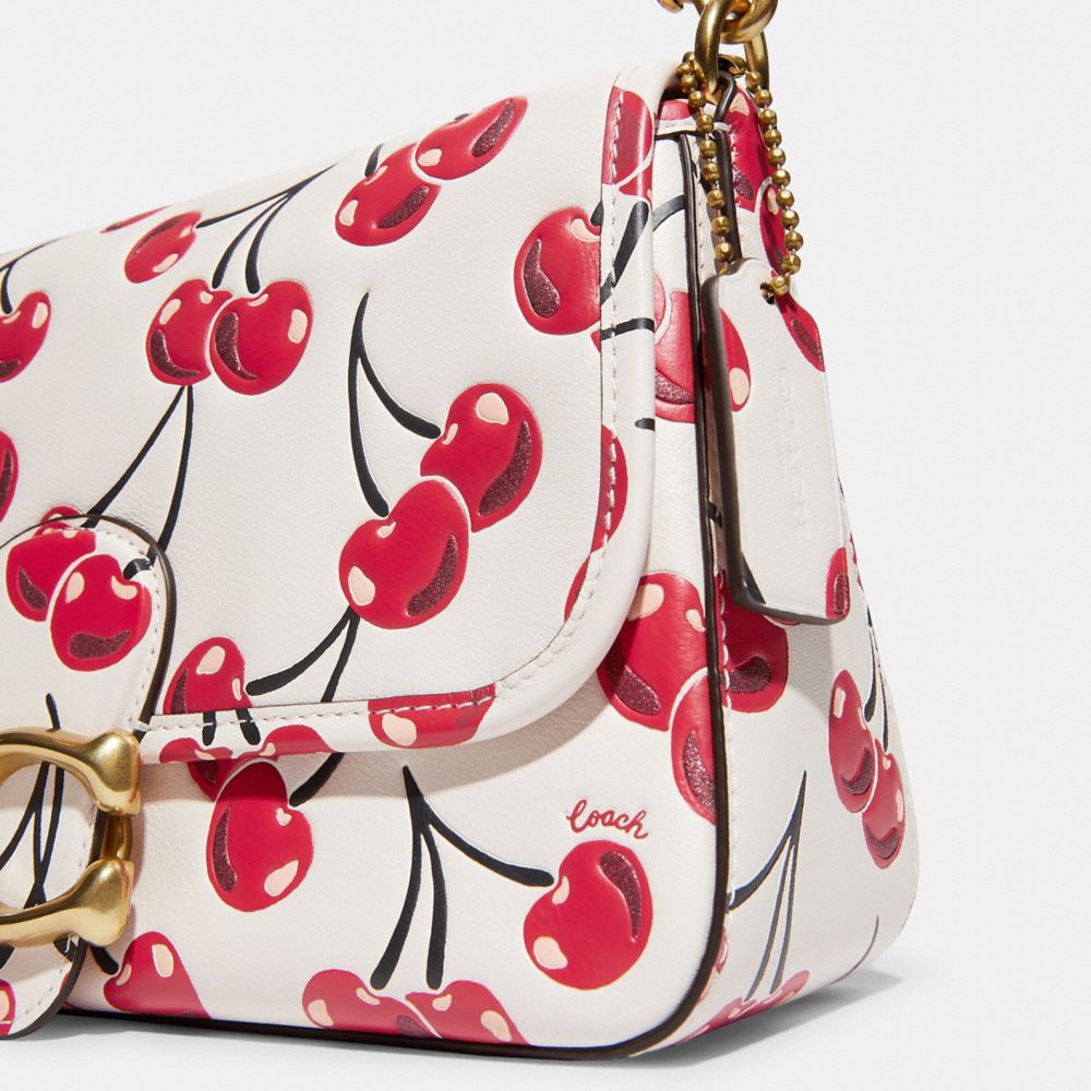 COACH® | Soft Tabby Shoulder Bag With Cherry Print