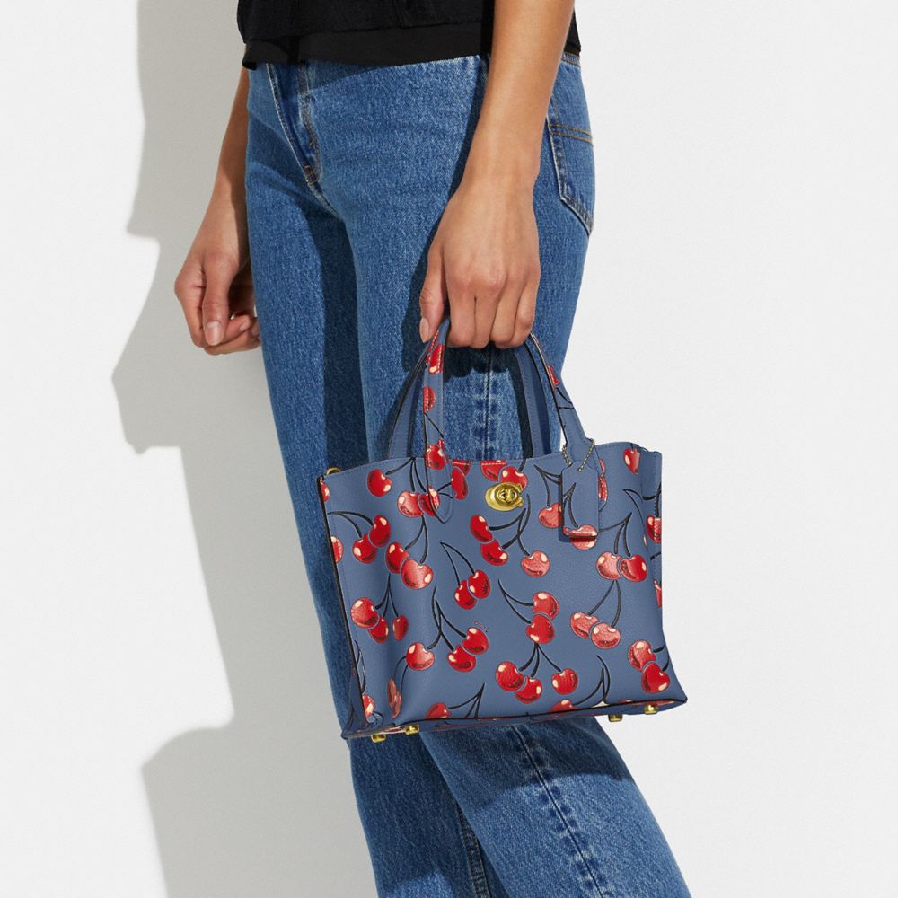 Coach Willow Tote 24 With Cherry Print NEW www.stareheboyscentre.ac.ke
